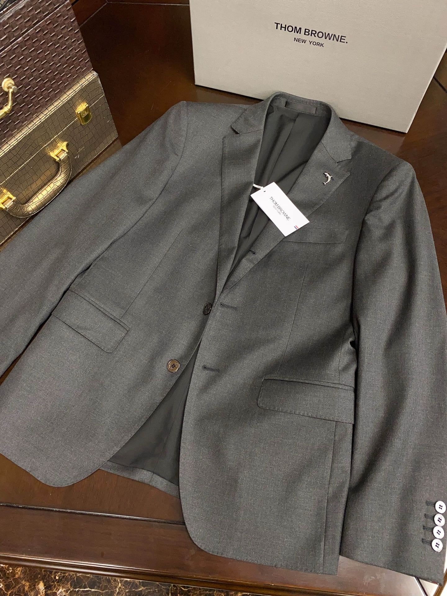 thom b wool suit