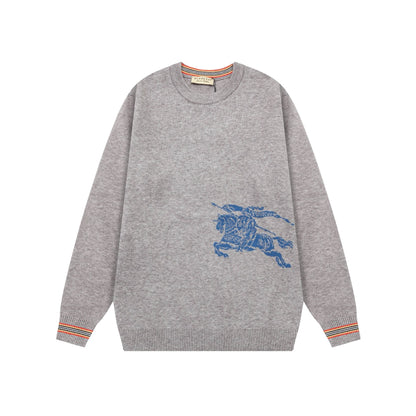 burber jacquard sweater