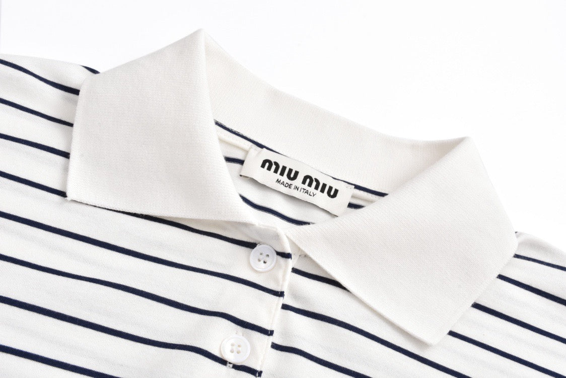 MIU Striped long sleeves