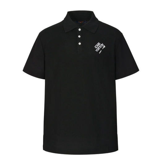 louis embroidered polo