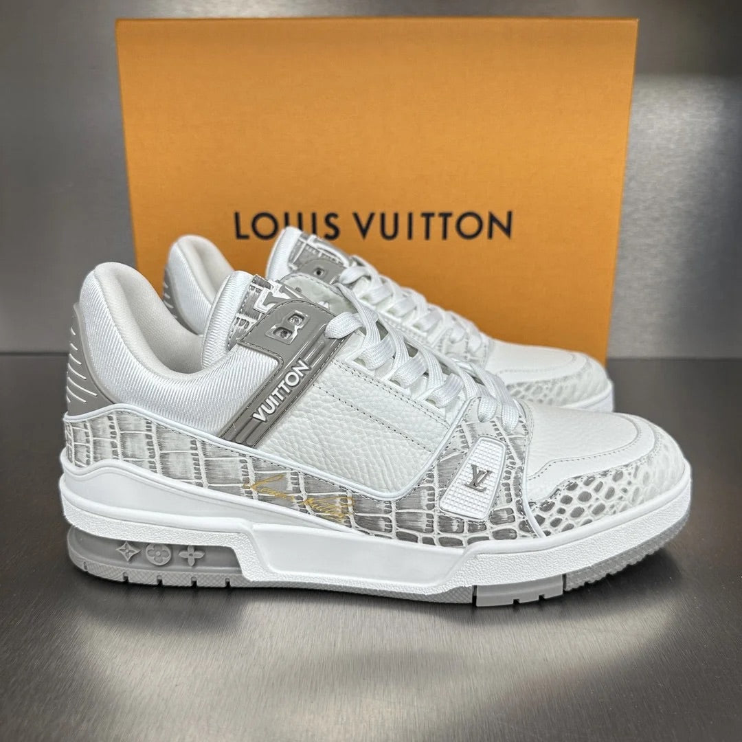 Louis Crocodile pattern casual sneakers