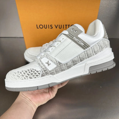 Louis Crocodile pattern casual sneakers