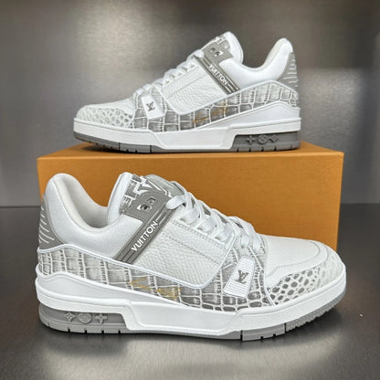 Louis Crocodile pattern casual sneakers