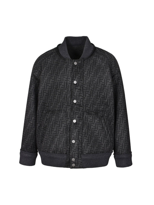 FEND Jacquard wool jacket