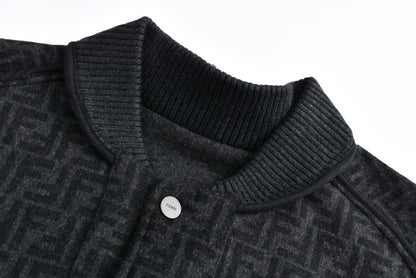 FEND Jacquard wool jacket