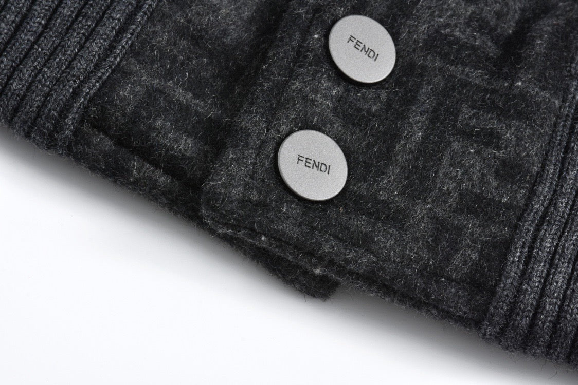 FEND Jacquard wool jacket