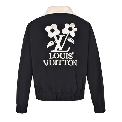 louis High collar embroidered jacket