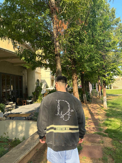 CD embroidered sweatshirt