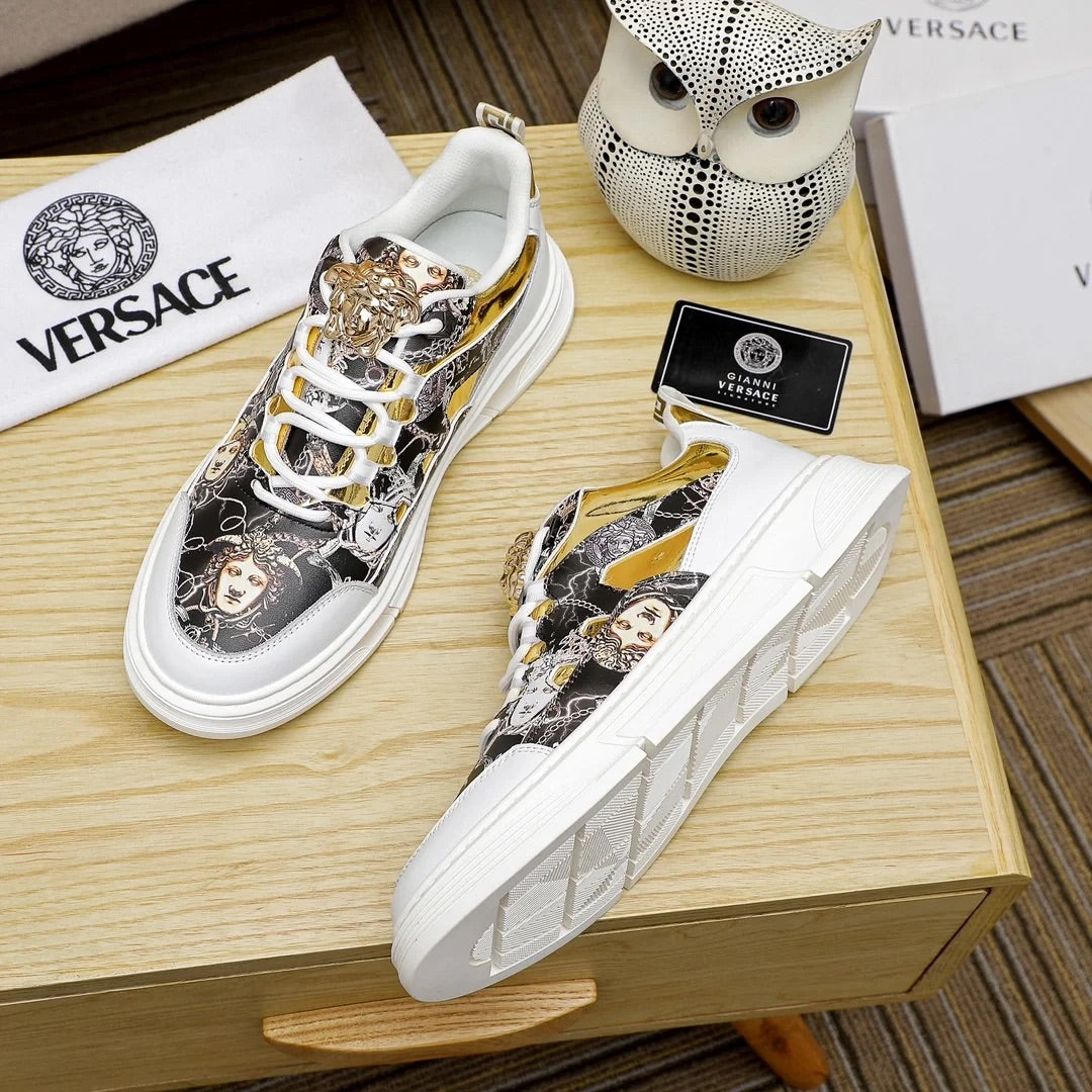 Verseca Brand Classic Print Pattern Casual Shoes