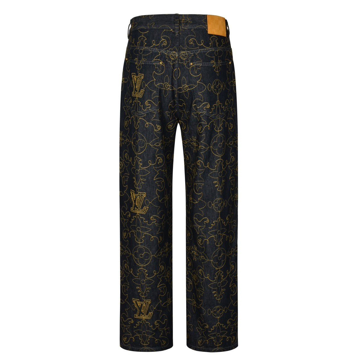 1V X Timber embroidered jeans