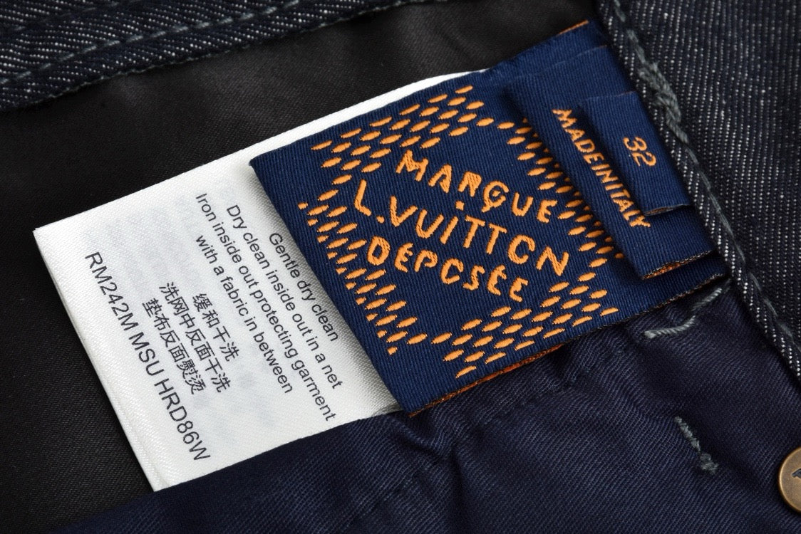 1V X Timber embroidered jeans