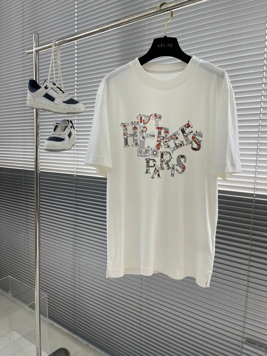 hemers 24SS trendy T-shirt LOGO pattern short sleeves