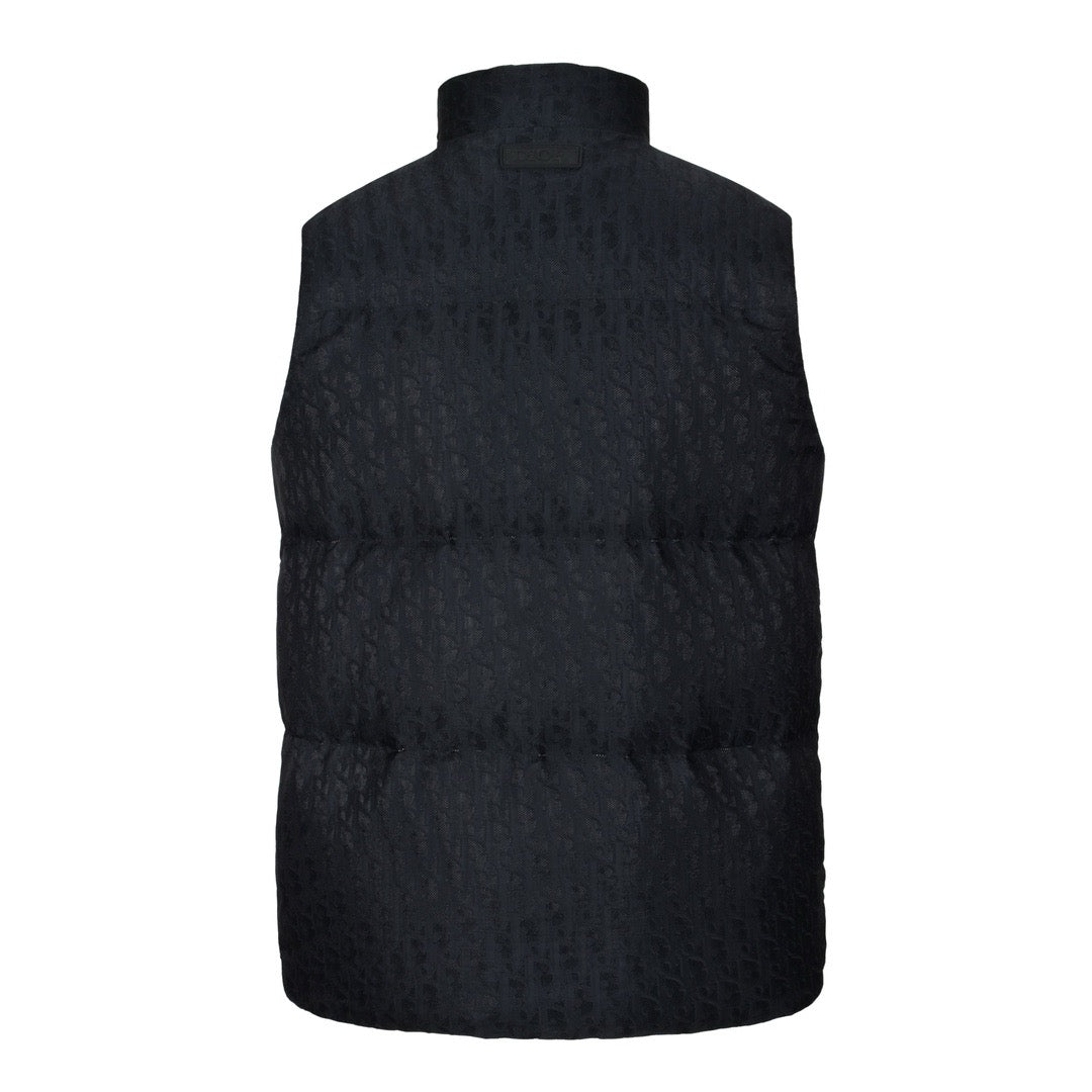 CD Dark pattern down vest