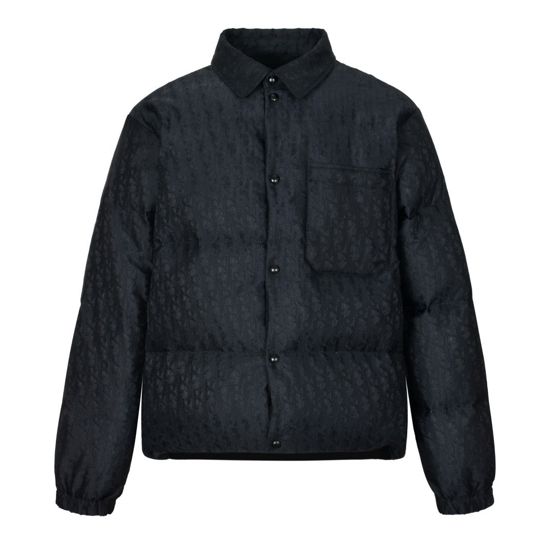 CD Dark pattern down jacket