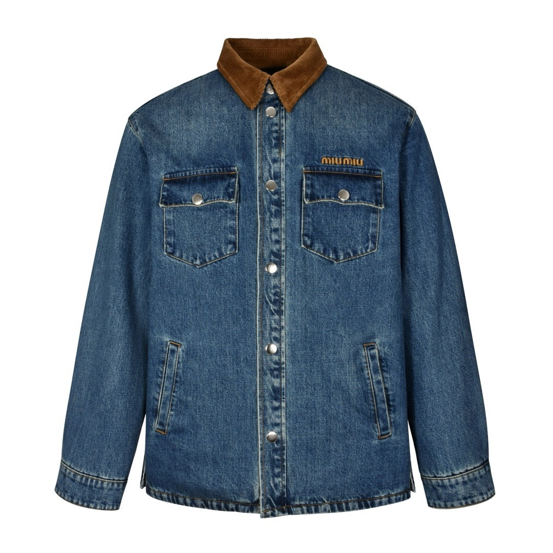 miu men women denim jacket