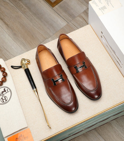 herm leather shoes