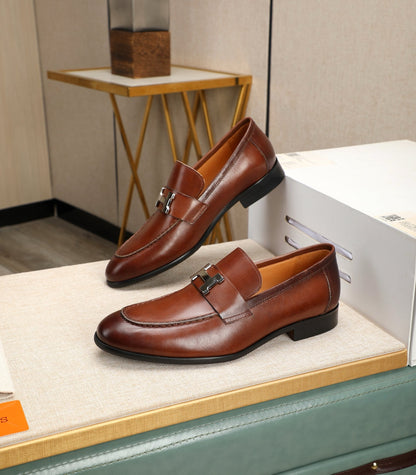 herm leather shoes