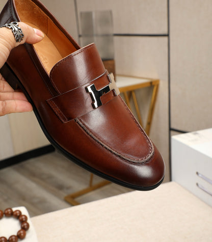 herm leather shoes