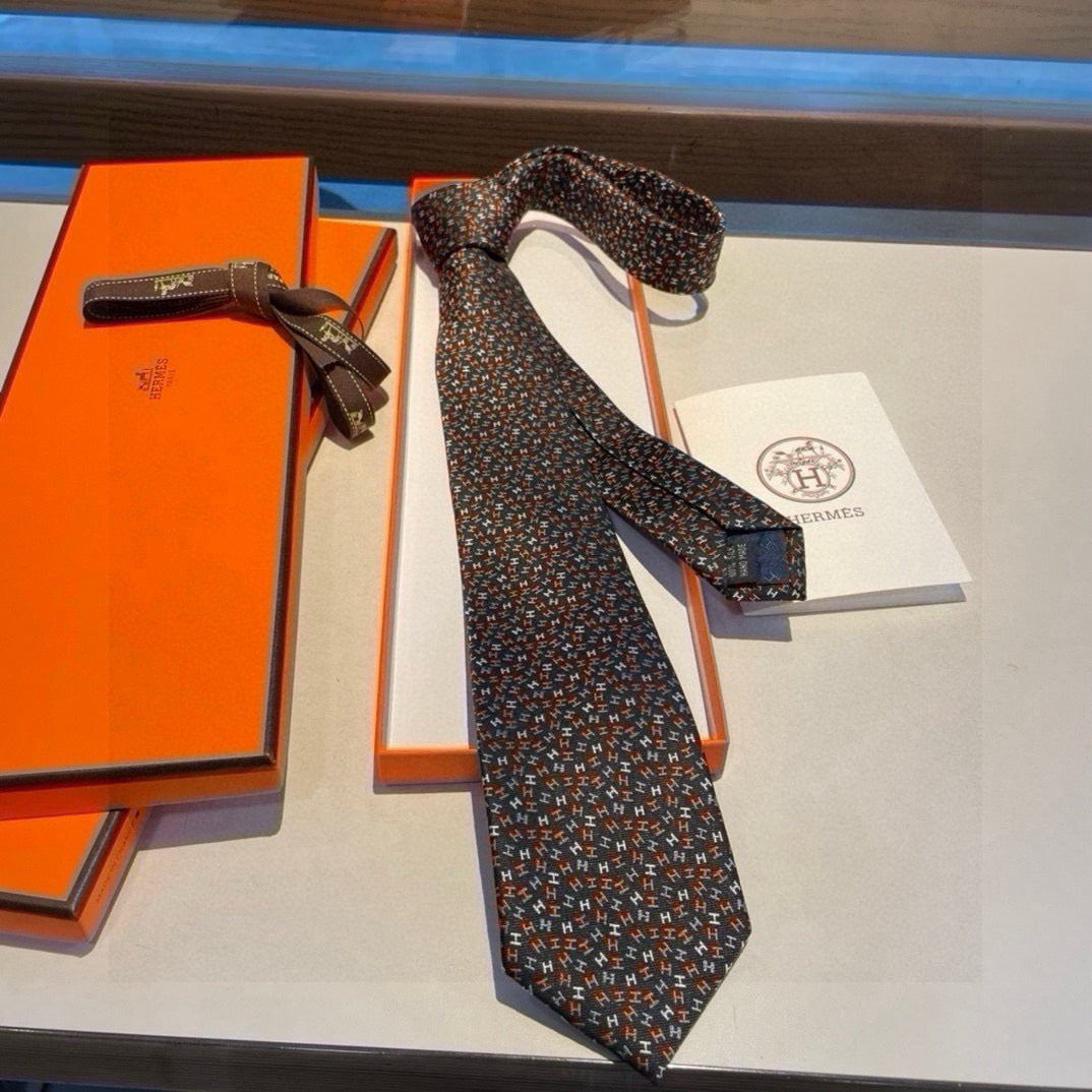 herm silk tie