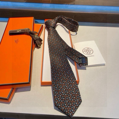 herm silk tie