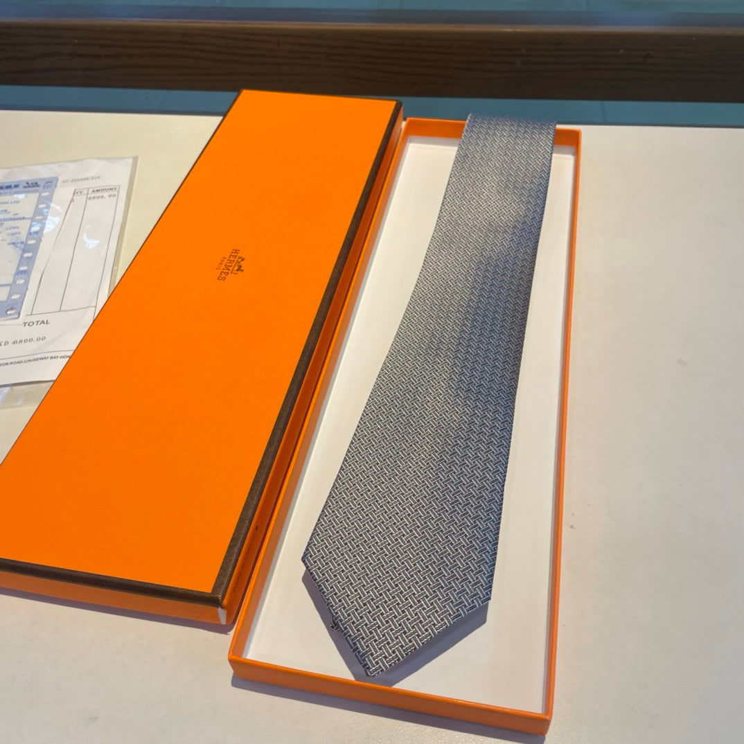 herm silk tie