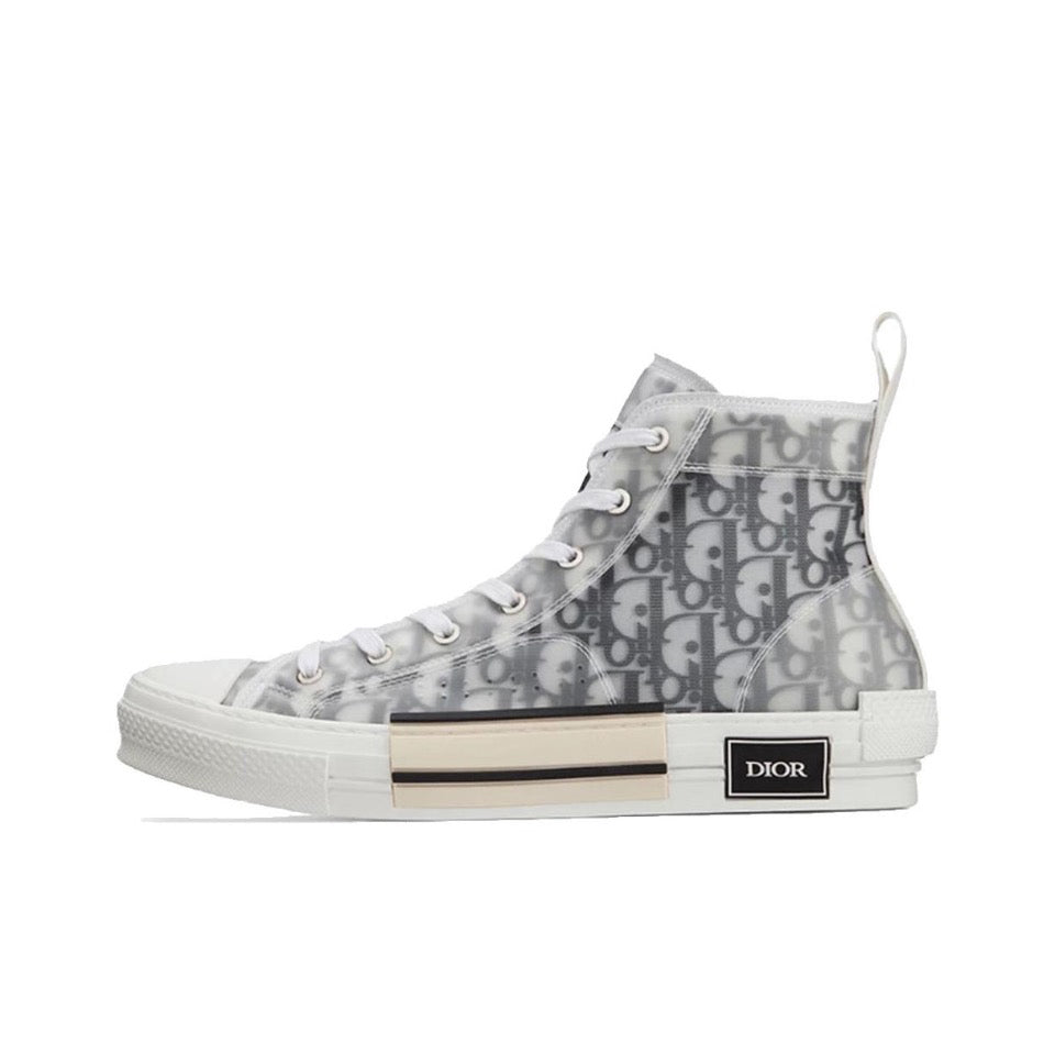 Dio limited edition high top canvas shoes