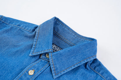 ralph lau denim shirt