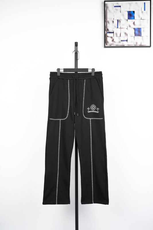 Chrome jacquard sweatpants