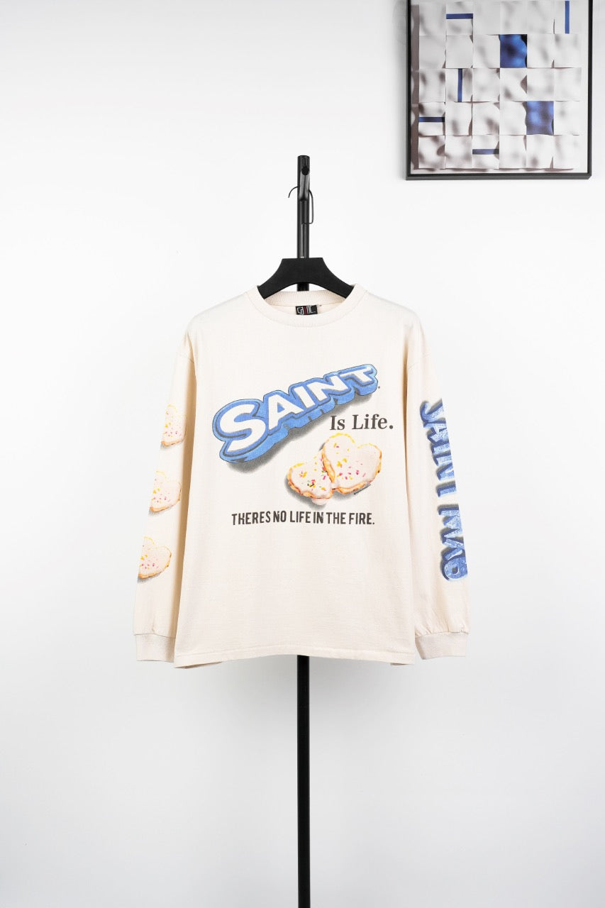 Saint mic printed sweatshirt