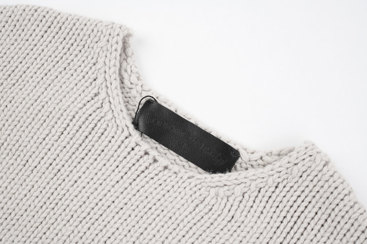 Chrome knitted sweater