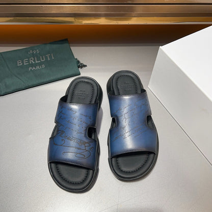 Berlut leather slipper