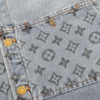 1V monogram denim jacket