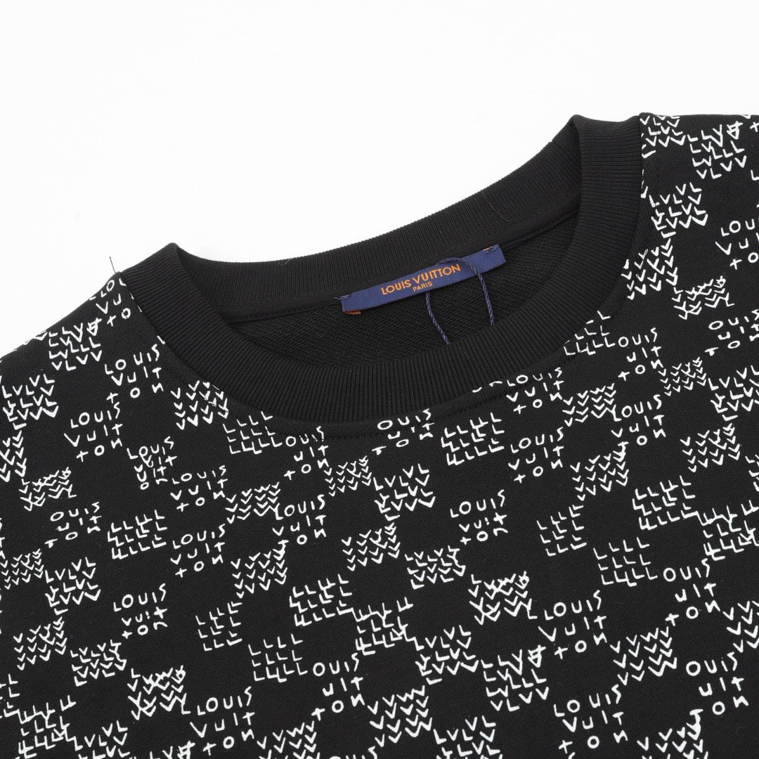 1V jacquard sweatshirt