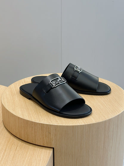 Herm gabriel  leather slippers