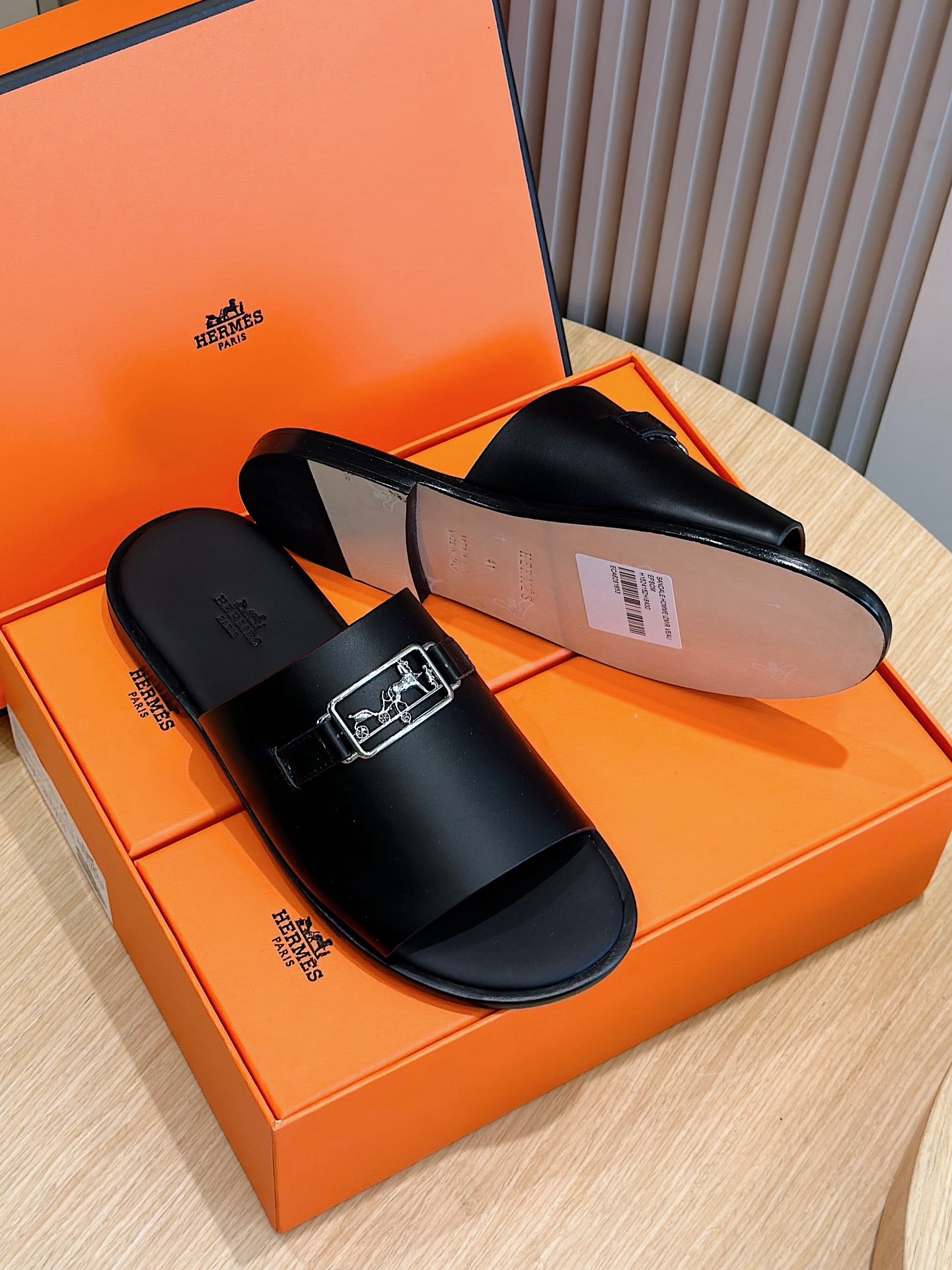 Herm gabriel  leather slippers