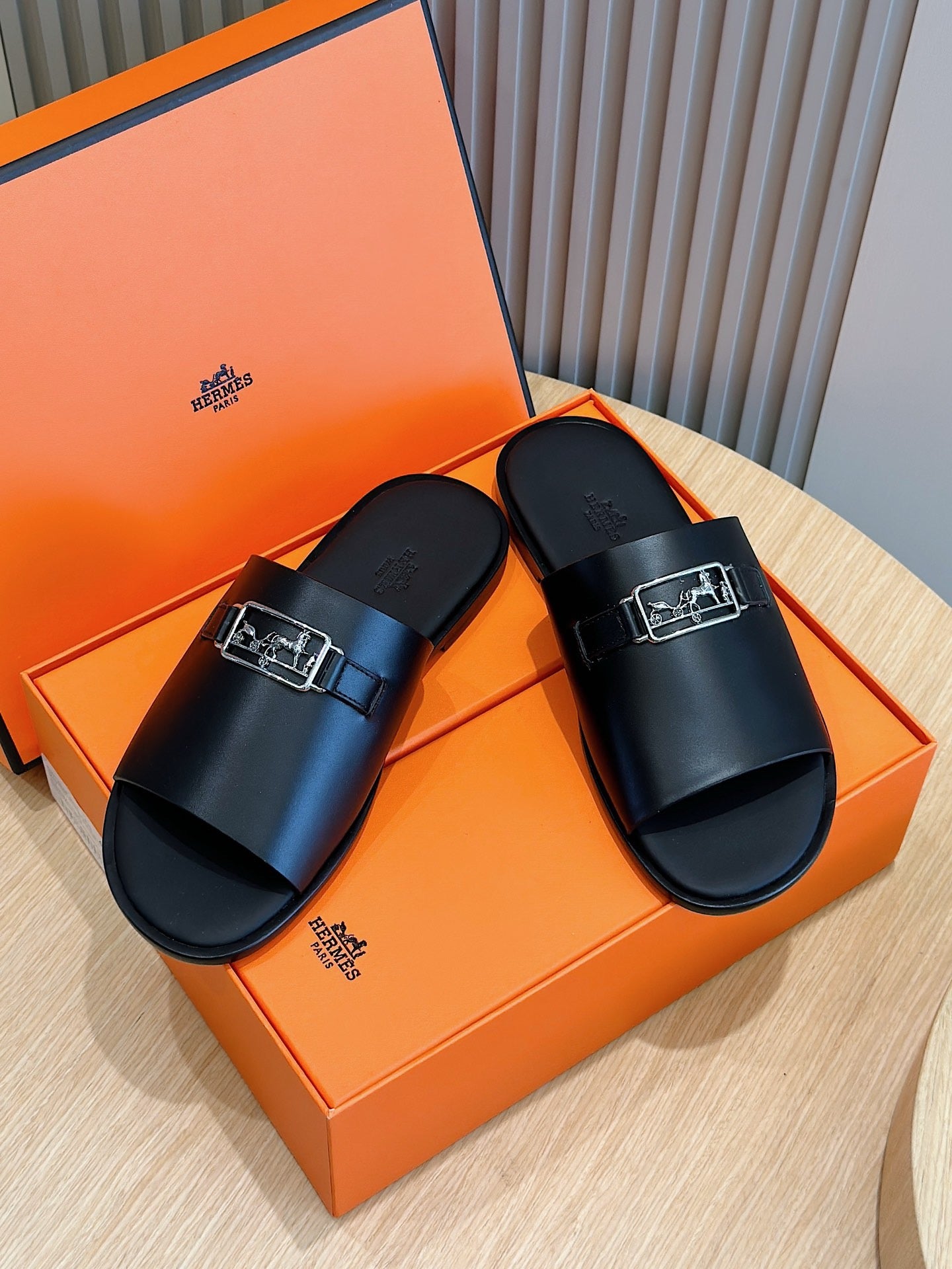 Herm gabriel  leather slippers