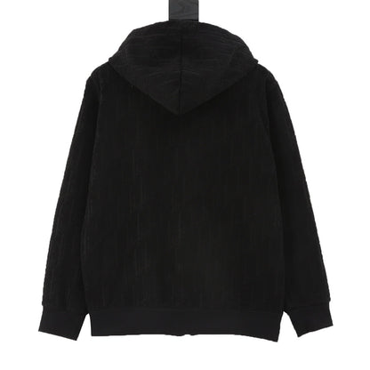 CD dark pattern hooded jacket