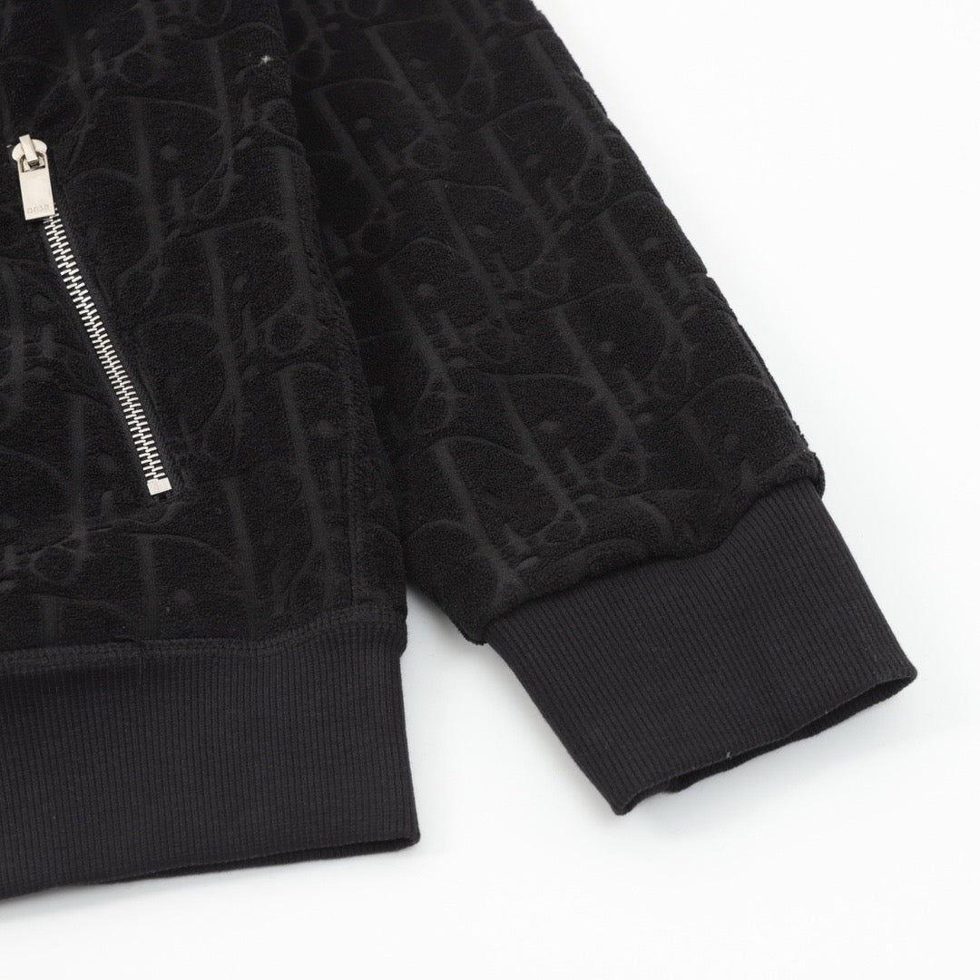 CD dark pattern hooded jacket