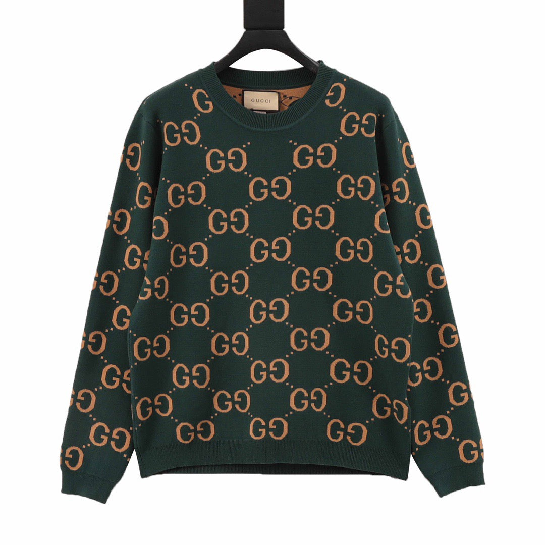 guc jacquard sweater