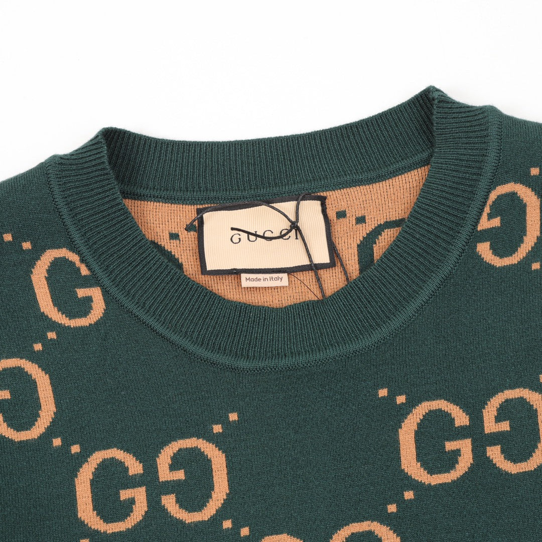 guc jacquard sweater