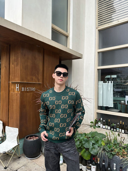 guc jacquard sweater