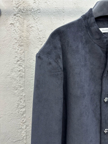 Gallia Corduroy stand collar jacket