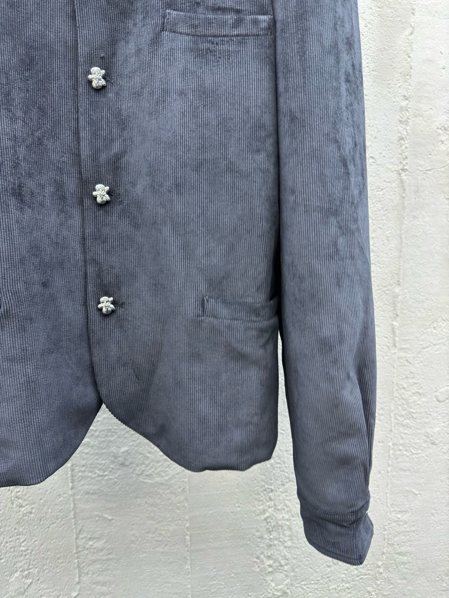 Gallia Corduroy stand collar jacket