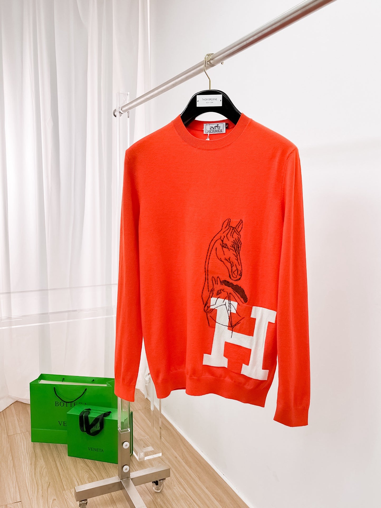 herm jacquard sweater