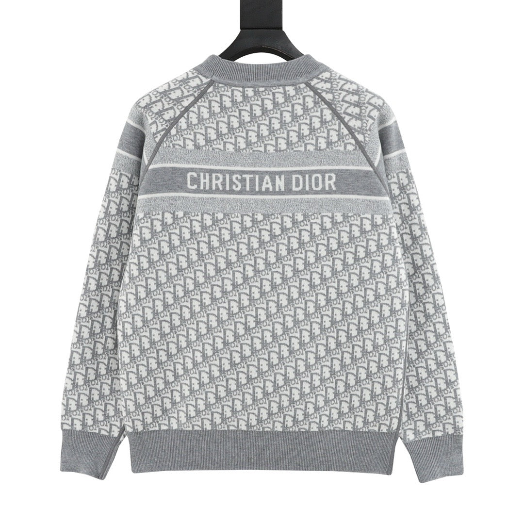 CD Double-faced jacquard sweater