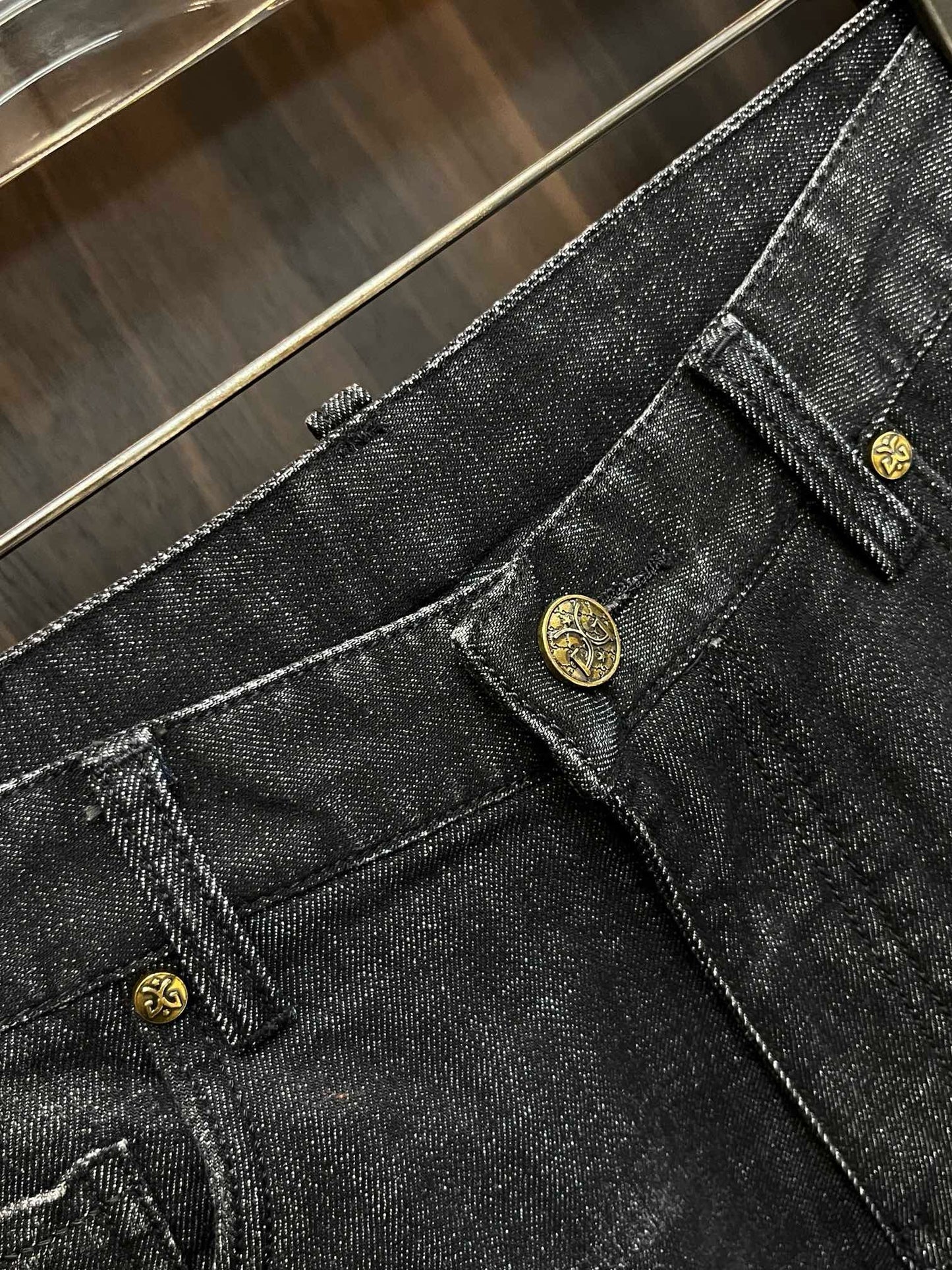 herm embroidered jeans