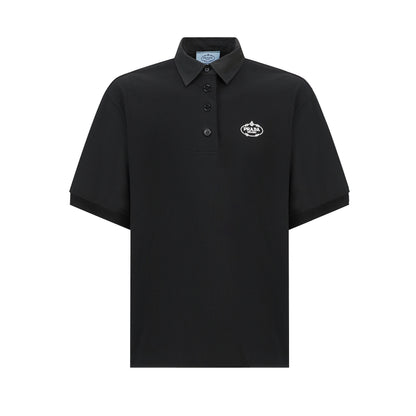 pra embroidered polo shirt