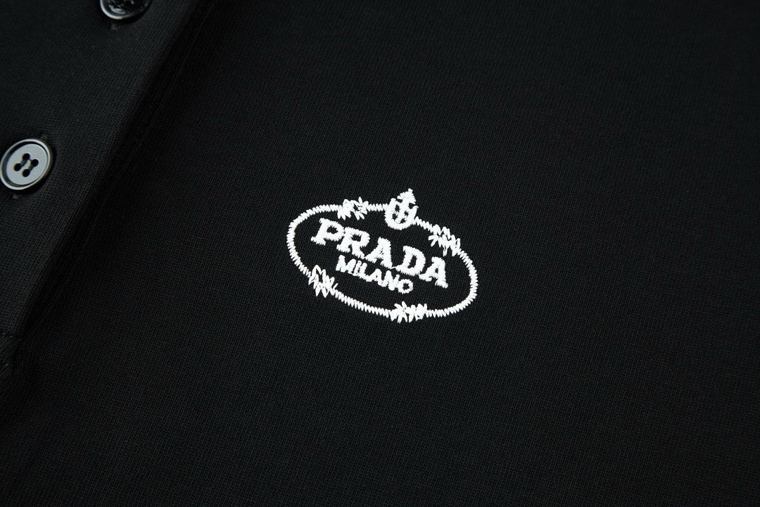 pra embroidered polo shirt