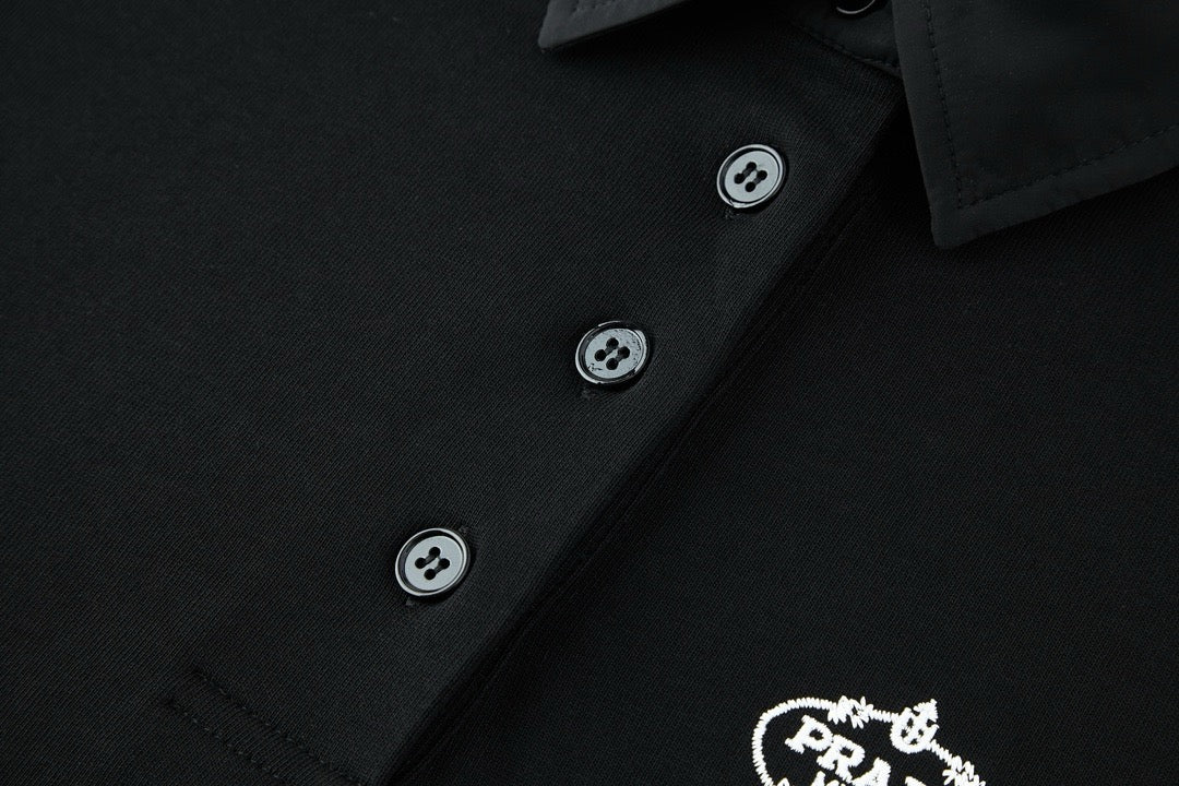 pra embroidered polo shirt