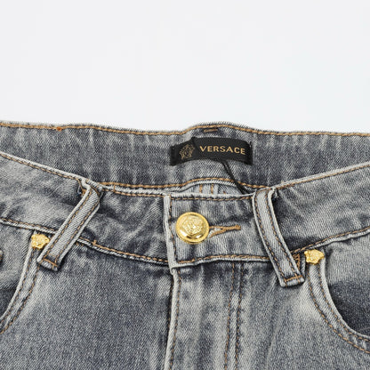 Vers embroidered jeans